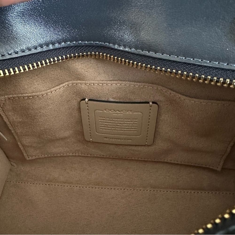 New Coach Andrea Carryall Bag In Signature Jacquard satchel bag - Picture 8 of 15